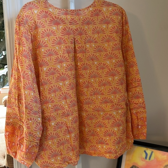NIC + ZOE SWAN RAYS LONG SLEEVE BLOUSE. NWOT. - Picture 4 of 7